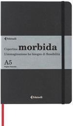 Taccuino Feltrinelli A5, a pagine bianche, copertina morbida, nero - 14,8 x 21 cm