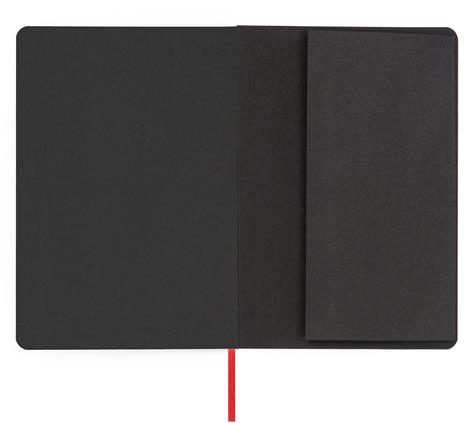 Taccuino Feltrinelli A5, a pagine bianche, copertina morbida, nero - 14,8 x 21 cm - 7