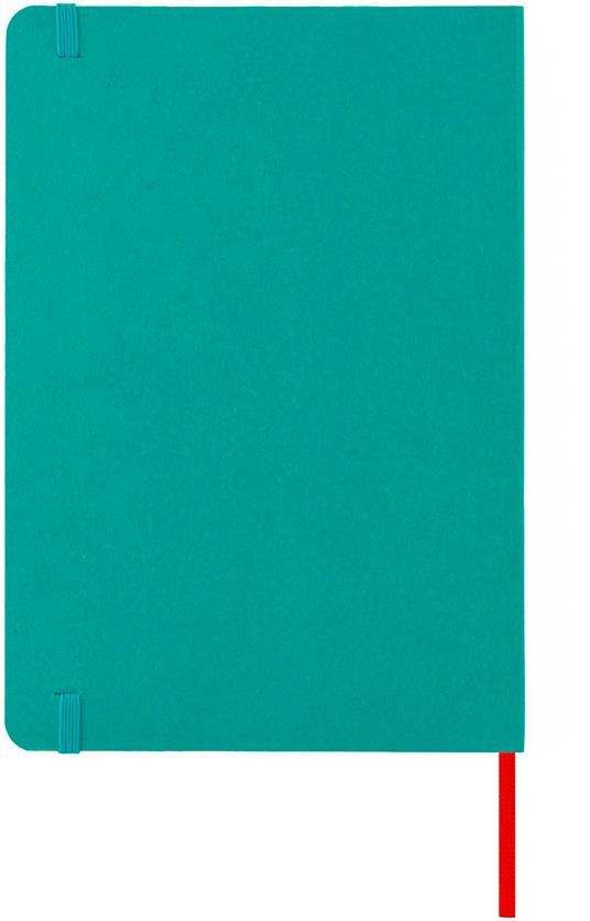 Taccuino Feltrinelli A5, a righe, copertina rigida, verde ottanio - 14,8 x  21 cm - Feltrinelli - Cartoleria e scuola