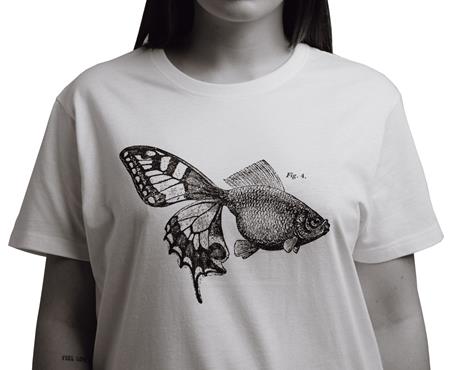 T-Shirt Otto d'Ambra x Feltrinelli -  Pesce Farfalla / Dream - tg. L - 6