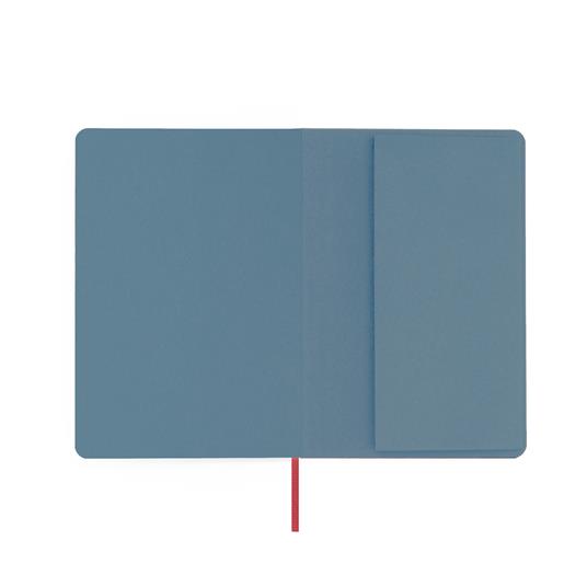 Taccuino Feltrinelli A5, a righe, copertina morbida, azzurro - 14,8 x 21 cm - 7