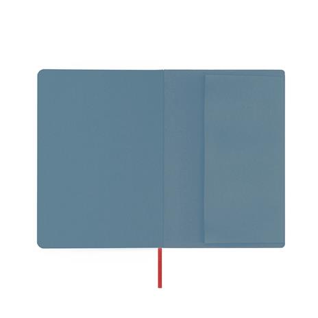 Taccuino Feltrinelli A5, a pagine bianche, copertina rigida, azzurro - 14,8 x 21 cm - 7