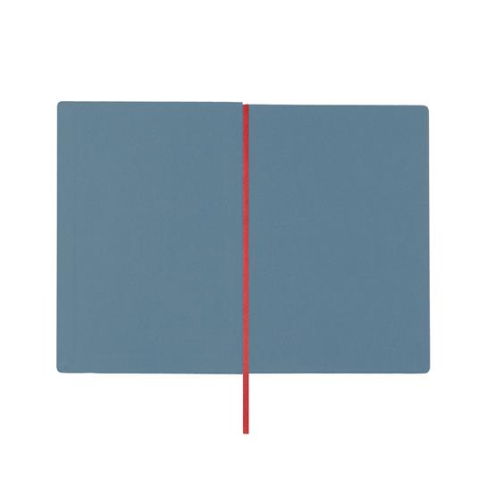 Taccuino Feltrinelli A5, a righe, copertina rigida, azzurro - 14,8 x 21 cm - 4