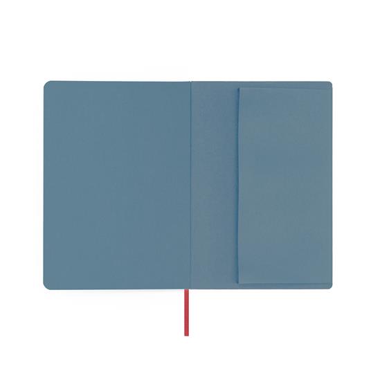 Taccuino Feltrinelli A5, a righe, copertina rigida, azzurro - 14,8 x 21 cm - 7