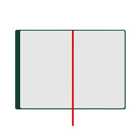 Taccuino Feltrinelli A5, a pagine bianche, copertina rigida, verde - 14,8 x 21 cm - 6