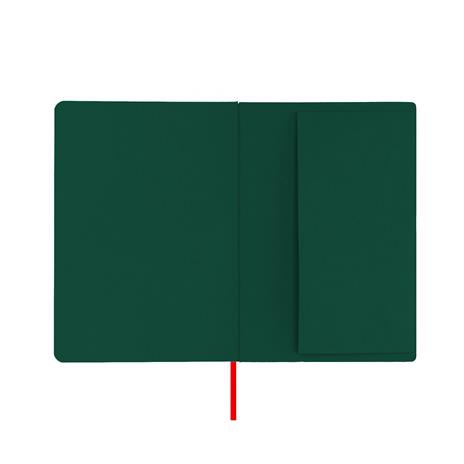 Taccuino Feltrinelli A5, a pagine bianche, copertina rigida, verde - 14,8 x 21 cm - 7