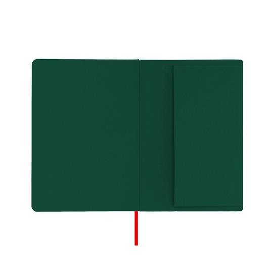 Taccuino Feltrinelli A5, a pagine bianche, copertina rigida, verde - 14,8 x 21 cm - 7