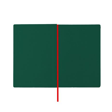 Taccuino Feltrinelli A5, a righe, copertina rigida, verde - 14,8 x 21 cm - 4