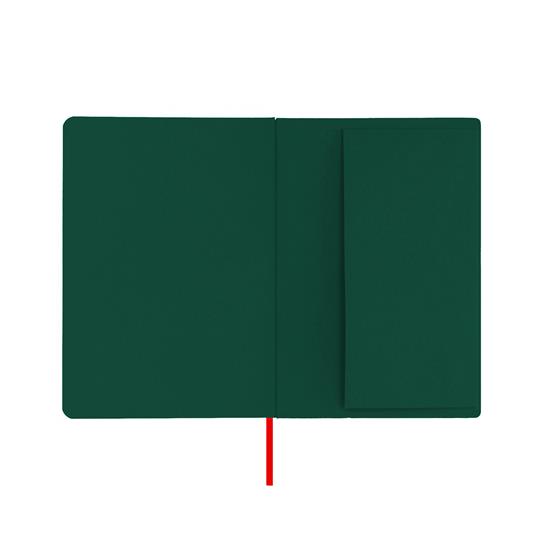 Taccuino Feltrinelli A5, a righe, copertina rigida, verde - 14,8 x 21 cm - 7