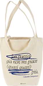 Cartoleria Shopping Bag Feltrinelli / Testimanifesti - quote Sanguineti Feltrinelli