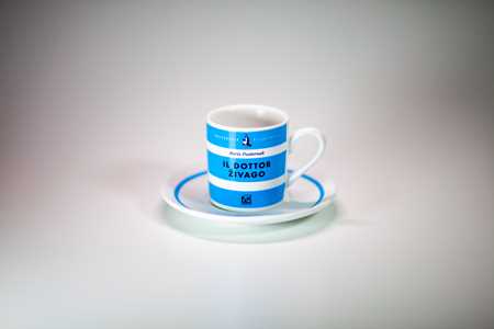 Idee regalo Tazzina da caffè con piatto Feltrinelli. Il dottor Zivago Feltrinelli