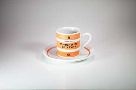 Idee regalo Tazzina da caffè con piatto Feltrinelli. Margherita Dolcevita Feltrinelli