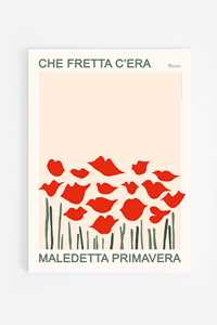 Idee regalo Poster. Maledetta Primavera, Loretta Goggi - 50 x 70 cm Ciao. Discoteca Italiana