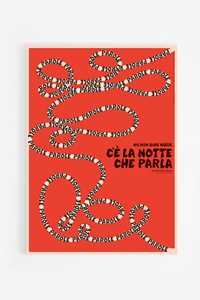 Idee regalo Poster. Parole Parole, Mina - 50 x 70 cm Ciao. Discoteca Italiana