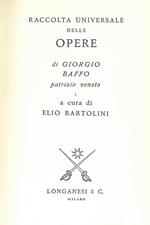 Raccolta universale delle opere di Giorgio Baffo