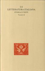 La Letteratura Italiana. Storia e Testi. Opere di Giandomenico Romagnosi Carlo Cattaneo Giuseppe Ferrari