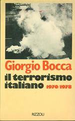 il Terrorismo italiano 1970/1978