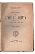 Disegno D'Una Storia Del Diritto In Italia