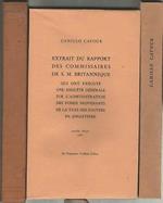 Extrait du rapport des commissaires de S. M. Britannique