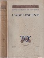 L' adolescent 2 tomes