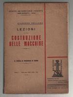 Lezioni sulla costruzione delle macchine