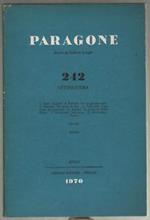 Paragone 242 anno XXI. Letteratura