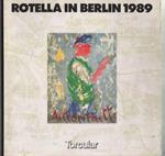 Rotella in Berlin 1989. Copia autografata
