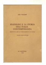 Spadolini e La Storia Dell'Italia Contemporanea