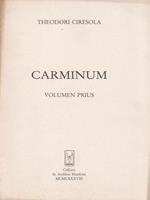 Carminum. Volumen primus