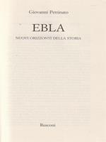 Ebla. Nuovi orizzonti della storia