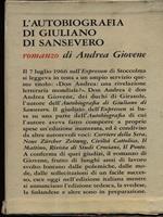 L' autobiografia di Giuliano di San Severo