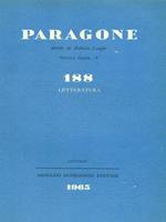 Paragone 188 nuova serie 8 - Letteratura