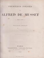 Premieres poesies de Alfred de Musset