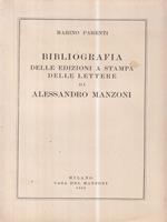 Bibliografia delle edizioni a stampa delle lettere di Alessandro Manzoni