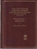 Cases and Materials on Legislation