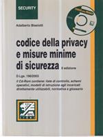 Codice della privacy e misure minime di sicurezza. Con CD-ROM