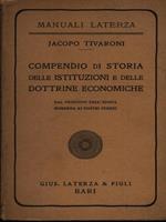 Compendio di Storia delle Istituzioni e delle Dottrine Economiche