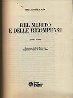 Del merito e delle ricompense. Vol. 1. Copia anastatica