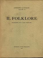 Il folklore. Tradizioni, vita e arti popolari