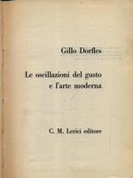 Le oscillazioni del gusto e l'arte moderna