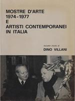 Mostre d'arte 1974-1977 e artisti contemporanei in Italia. Copia autografata