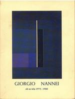 Giorgio Nannei. oli su tela 1975. 1980