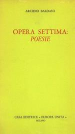 Opera settima: Poesie