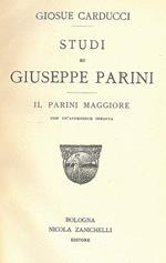Studi su Giuseppe Parini