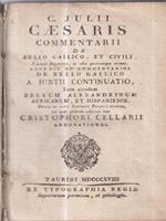 C. Julii Caesaris Commentarii De bello gallico et civili