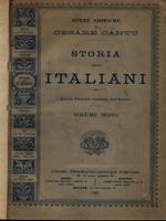 Storia degli italiani vol. 6