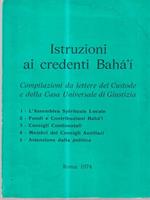 Istruzioni ai credenti Bahàì