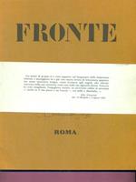 Fronte Rivista bimestrale d' Arte e Letteratura 2 Num. (giu/ott 1931)