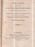 Oeuvres de madame la baronne de Stael, publiees par son fils