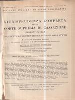 Giurisprudenza completa della corte suprema di cassazione 1950, I quadrimestre